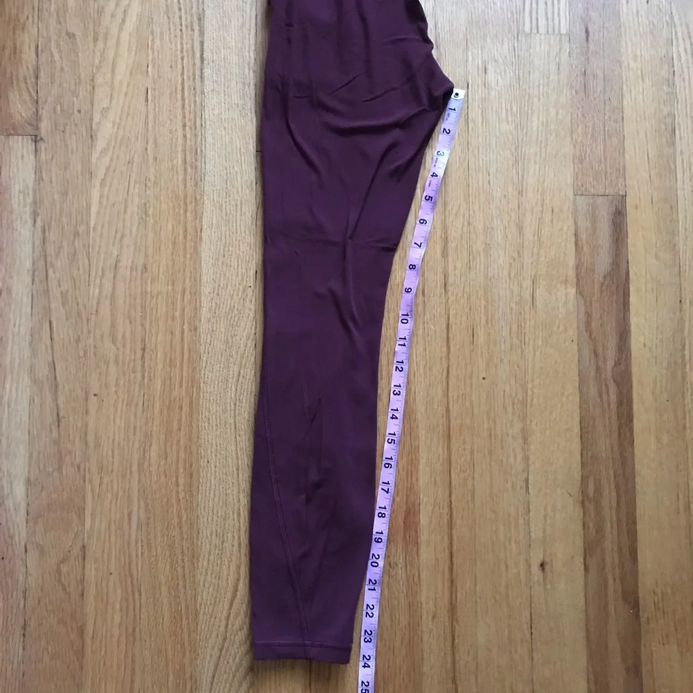 Lululemon Unlimited High Rise Tights Red Merlot 2